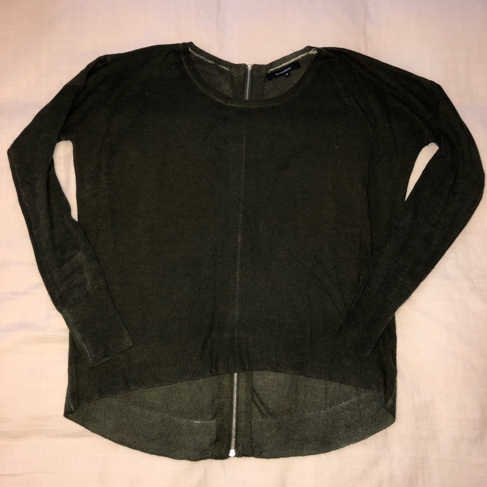 Vici Collection Back-zip Sweater